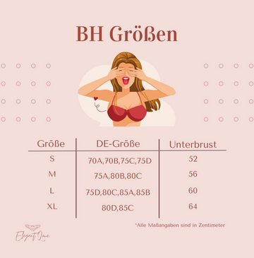 Elegant Love T-Shirt-BH Bügelloses BH Dessous, nahtloser BH,bequeme Damen-Lingerie (1-tlg) Unterwäsche für Damen, Rundgezackter BH, einfacher Bra