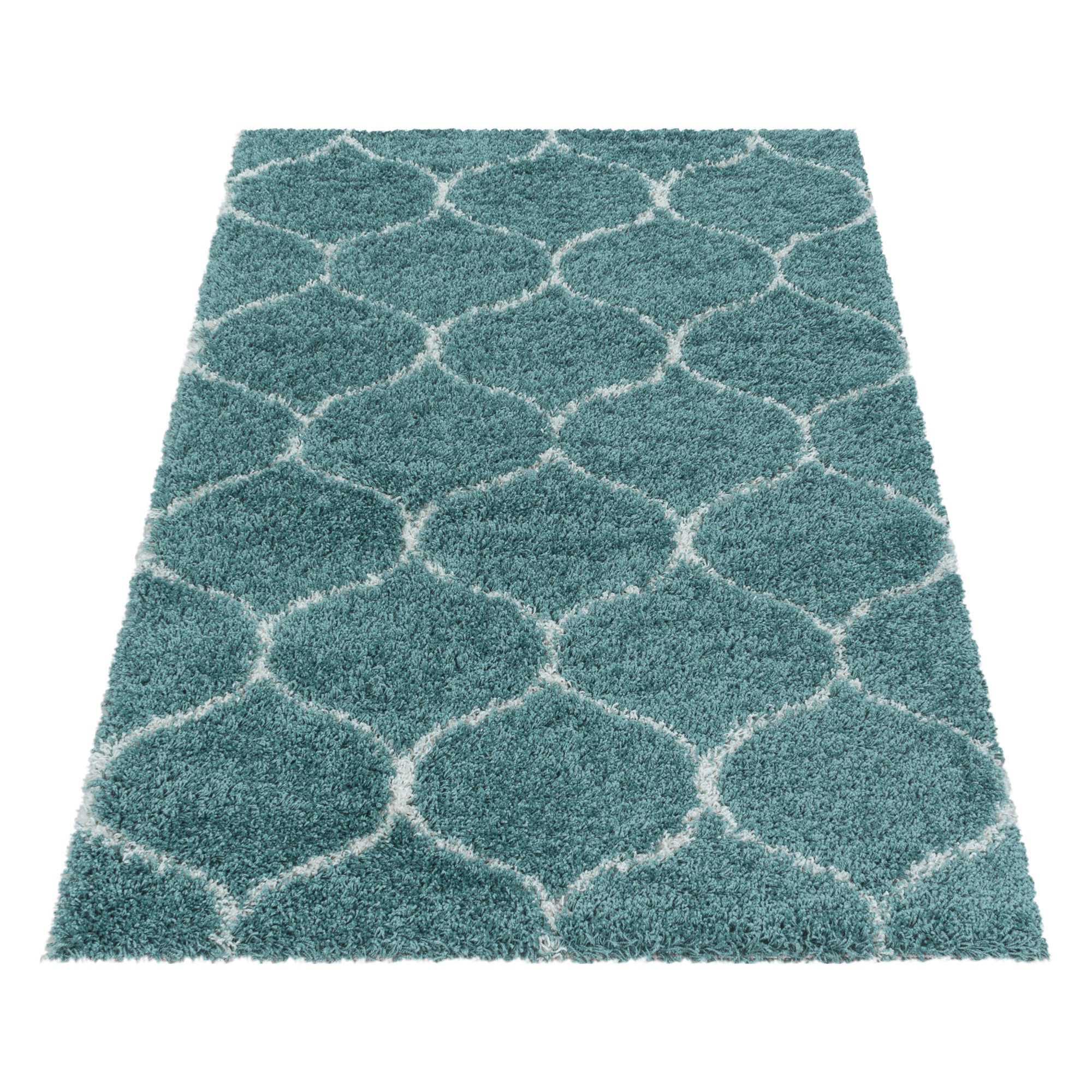 Carpettex Hochflor-Teppich Skandinavisches Design, Rechteckig, Höhe: günstig online kaufen