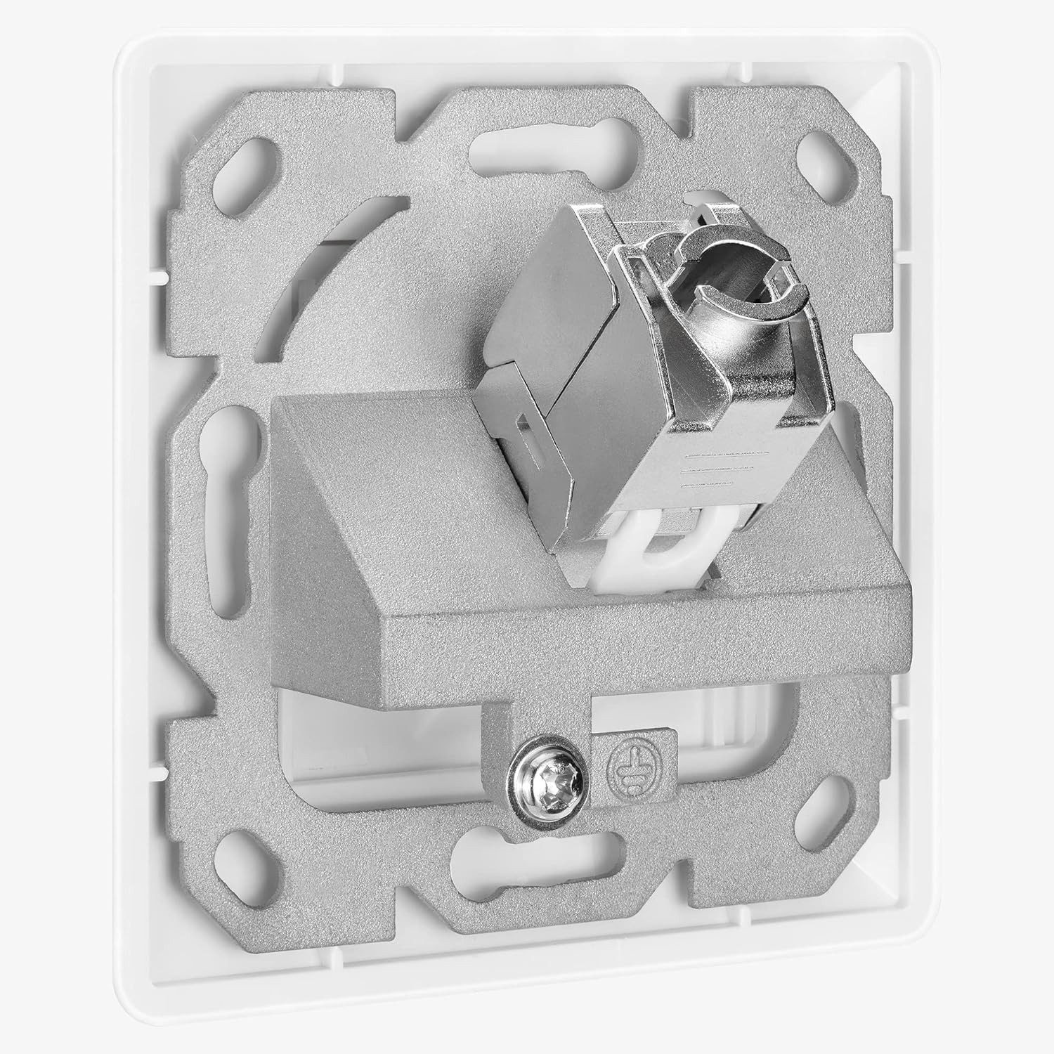kwmobile Keystone Dose Modul Set - 2x Modul, 2x Netzwerkdose - CAT 6A Netzwerk-Adapter, 24.00 cm, Keystone Dose Modul Set
