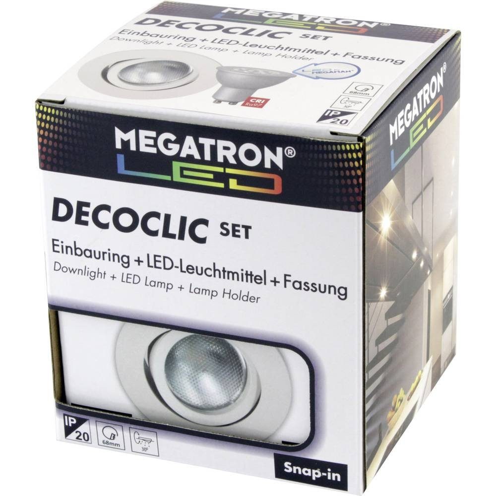 Megatron LED Einbauleuchte Einbauleuchte Decoclic, Fassungen Mit 2