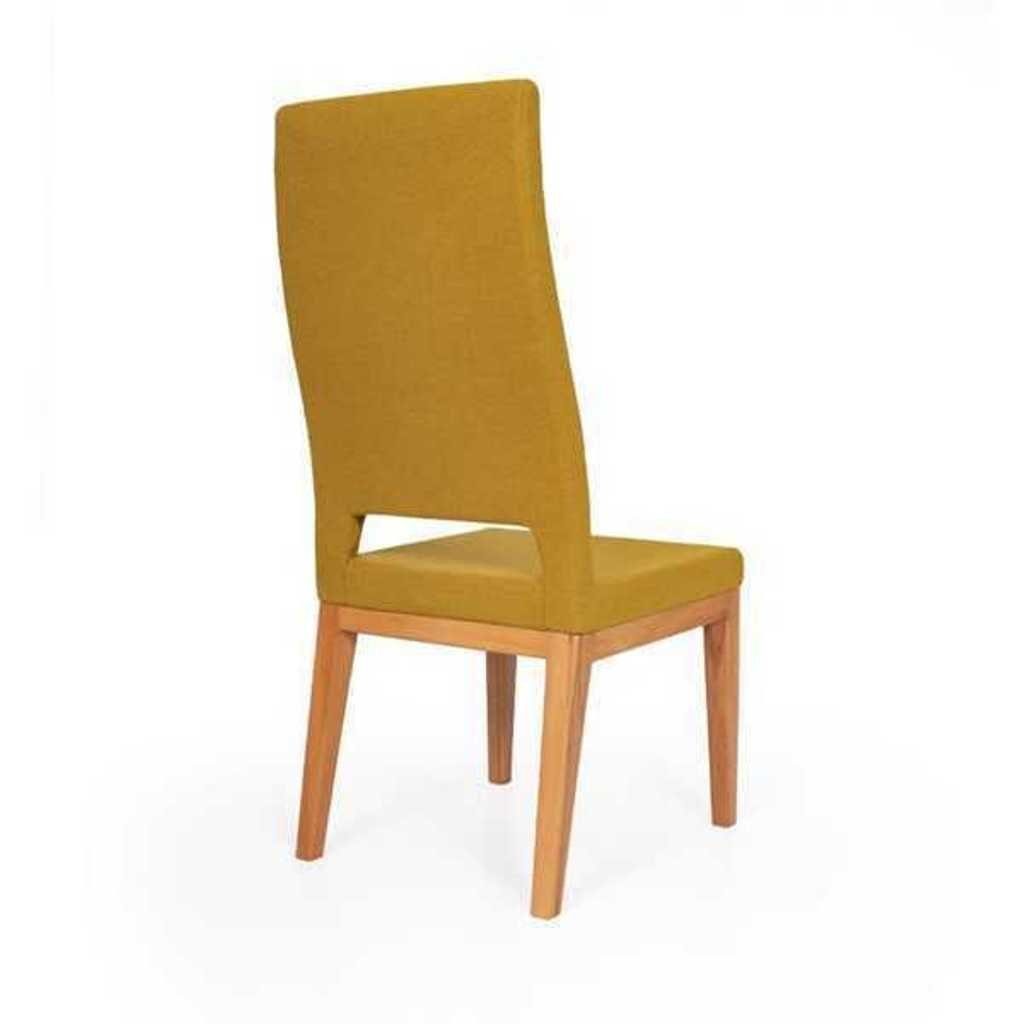 Moderne (1 Europa Stühle Wohnzimmer Stuhl Esszimmerstuhl Gelber Esszimmerstuhl Einsitzer Made in JVmoebel St),