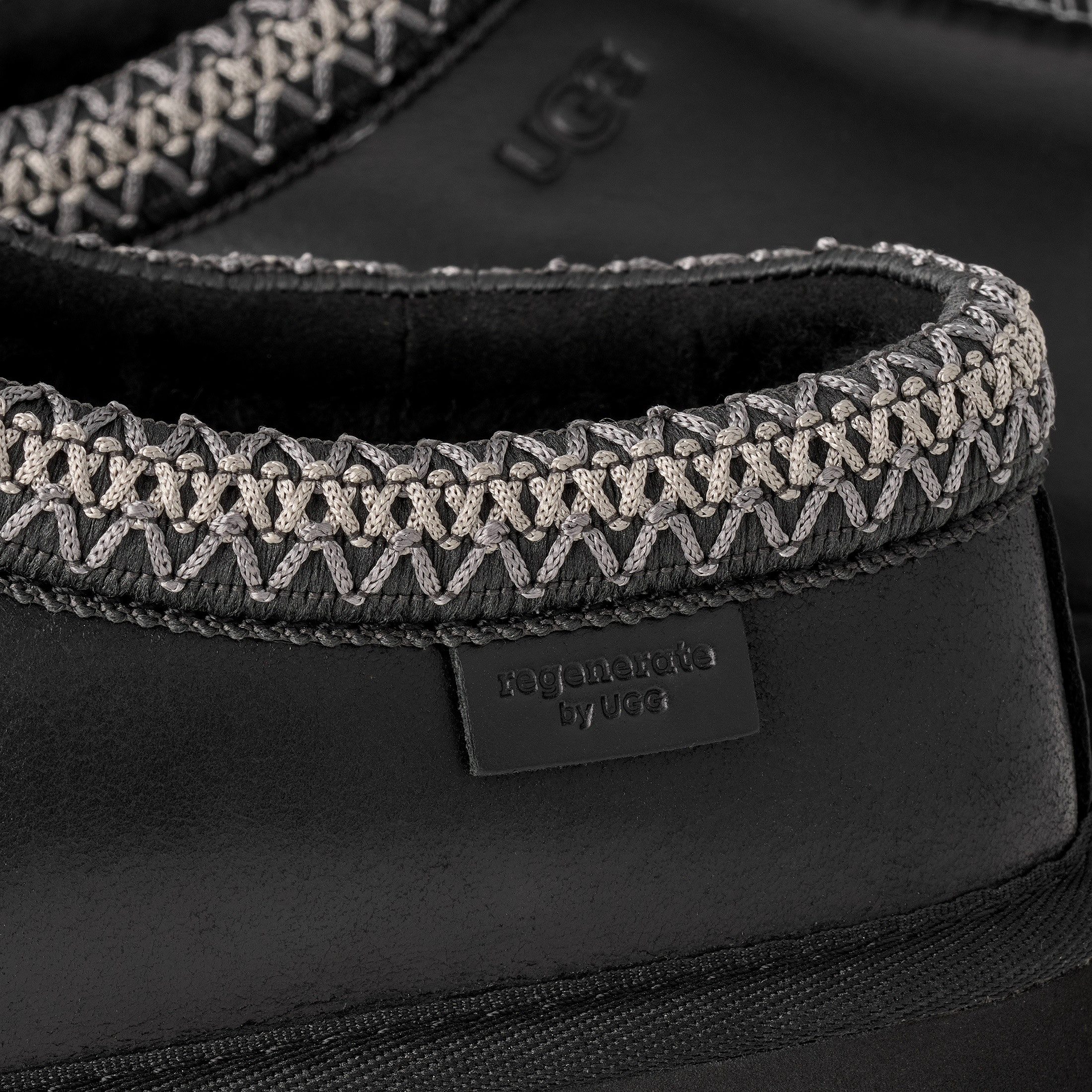 UGG Tasman LTHR Regen Hausschuh Mule, Hausschuh