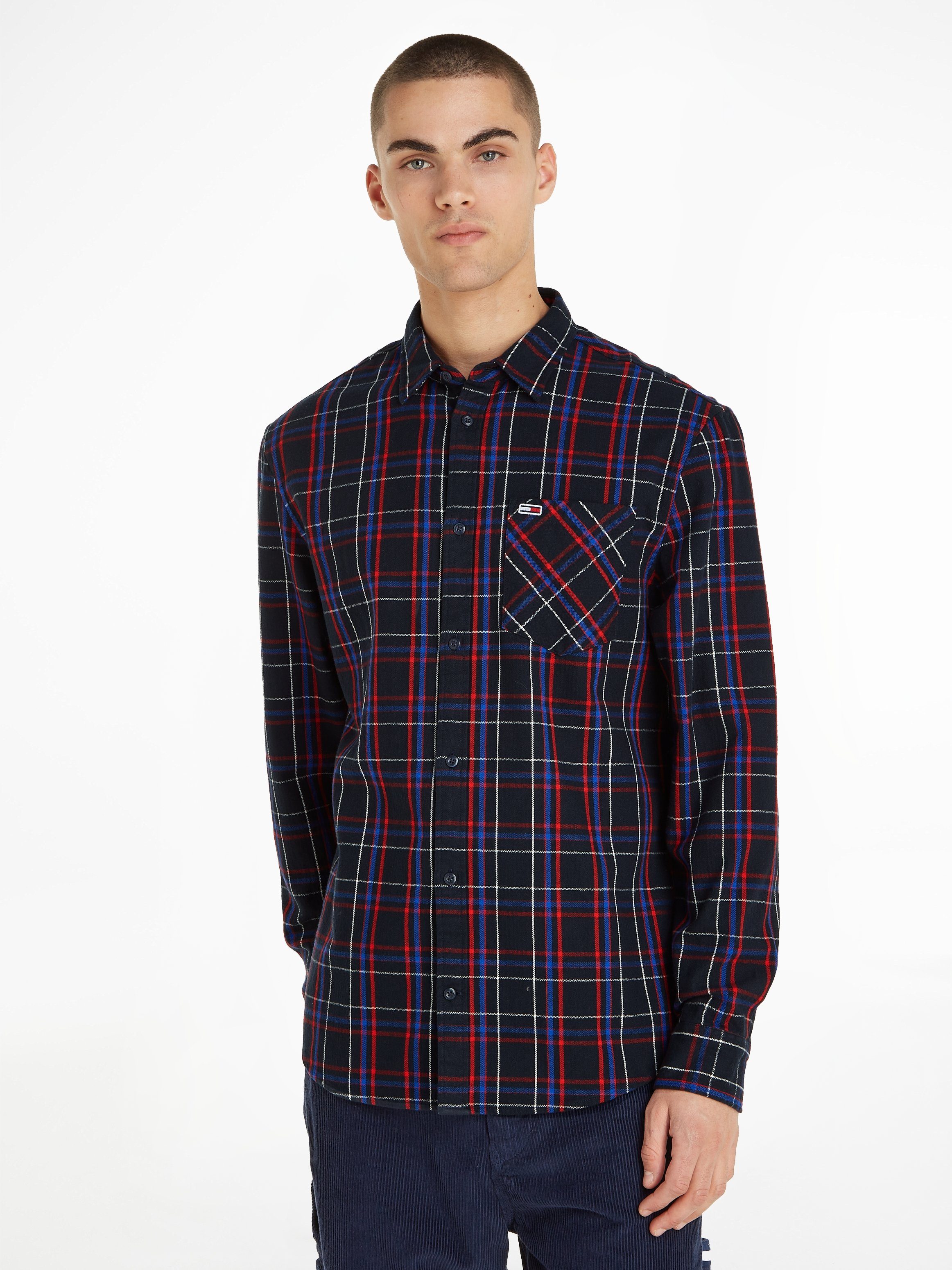 Tommy Jeans Karohemd TJM CLSC CHECK POCKET SHIRT