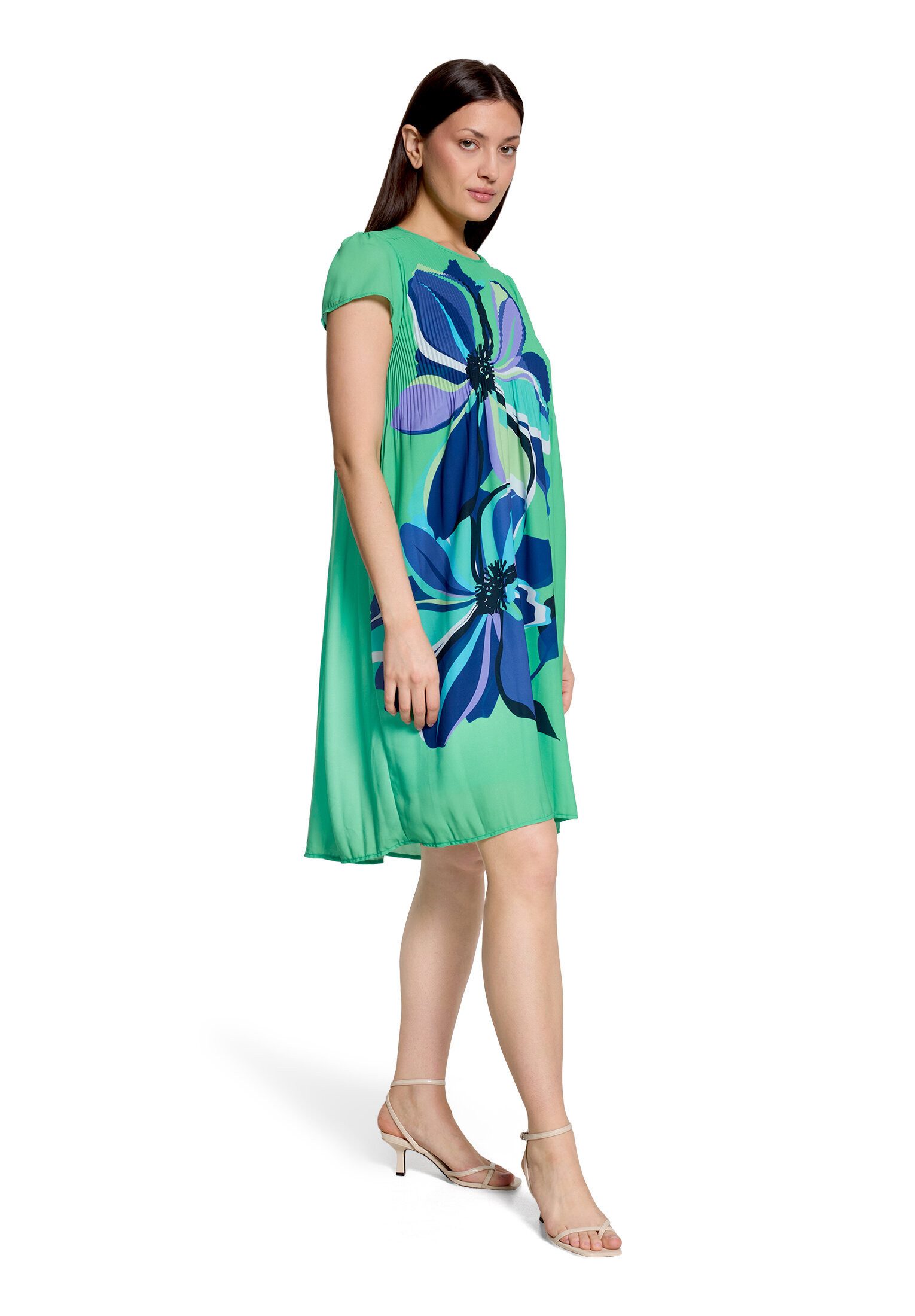 Betty Barclay Plisseekleid Damen kurzarm