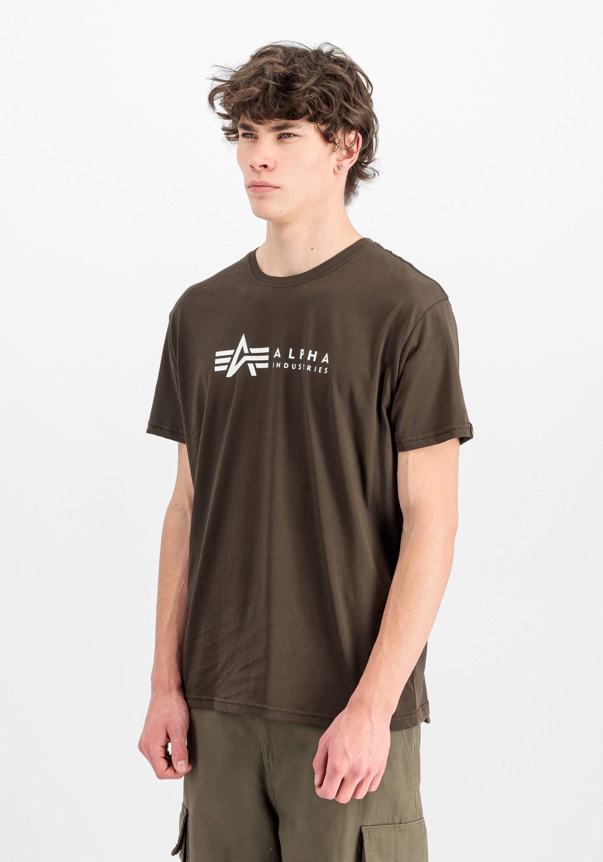 Alpha Industries T-Shirt Alpha Label T-Shirt 2 Pack