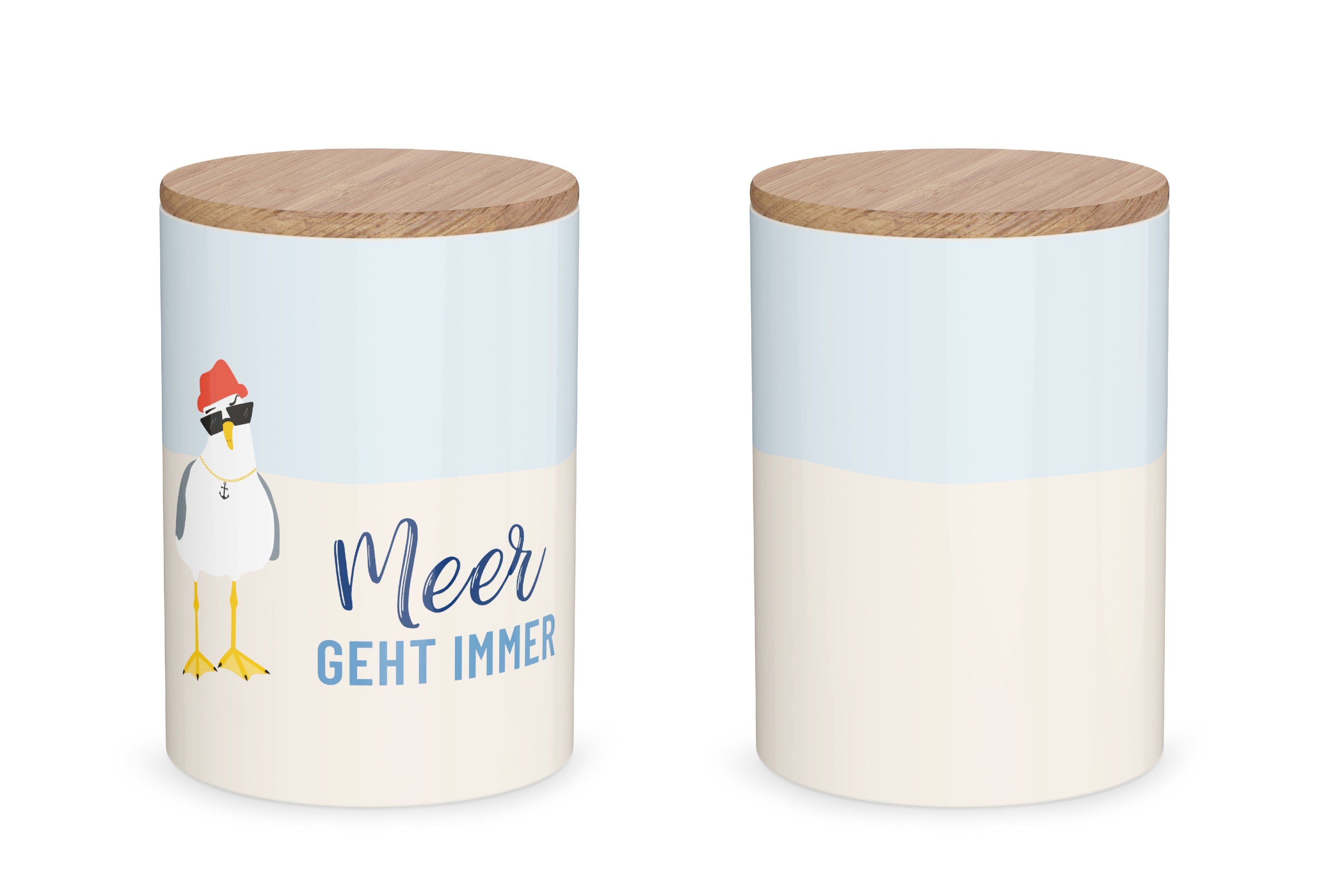 La Vida Aufbewahrungsbox Vorratsbehälter Keksdose Vorratsdose Kaffeedose 1L Keramik la vida