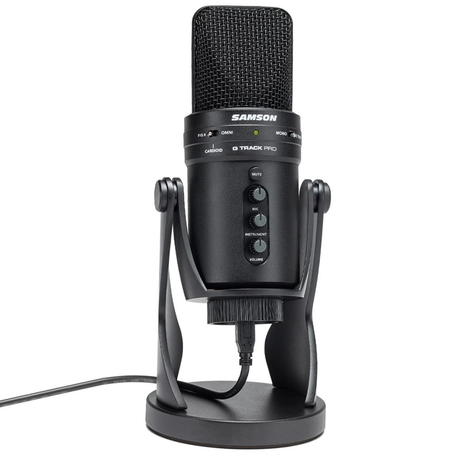 Samson Mikrofon Samson USB-Mikrofon G-Track Pro mit Gelenkarm. (Mikrofon), Vorteils-Set mit Gelenkarm