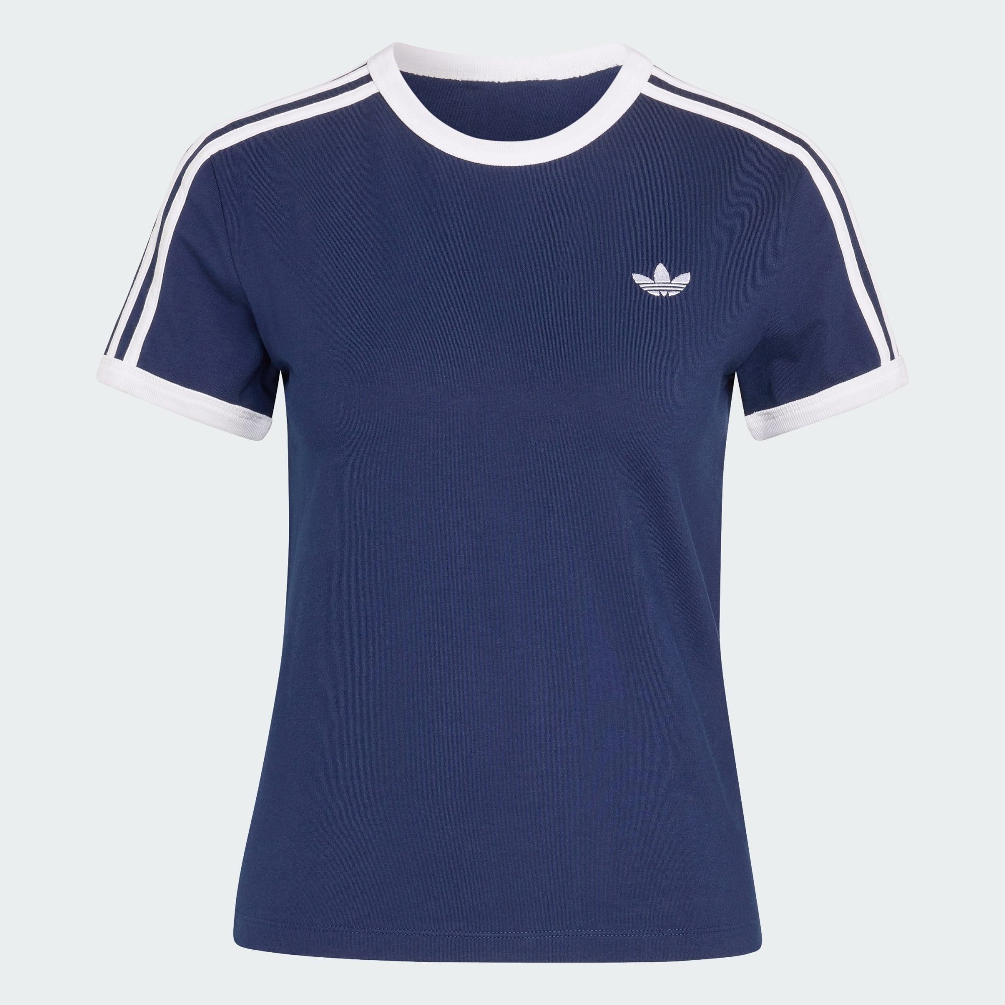 adidas Originals T-Shirt 3-STREIFEN T-SHIRT, SCHMAL GESCHNITTEN (1-tlg)