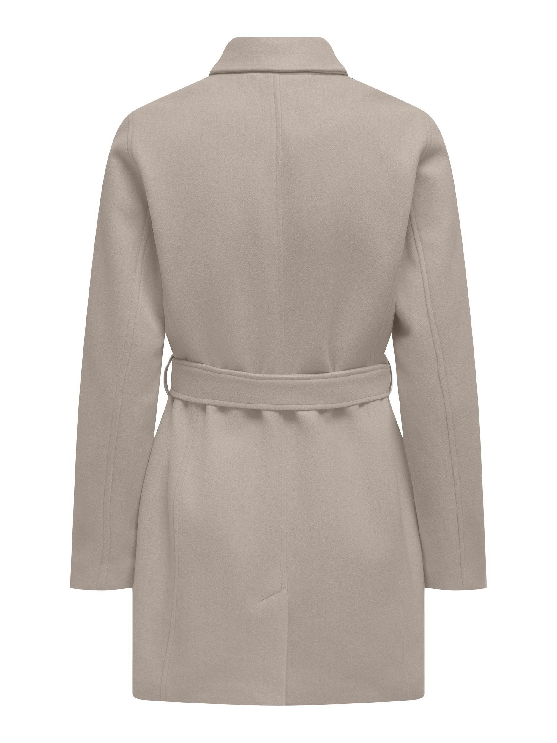 Detail:MELANGE Taupe Simply Kurzmantel OTW TRENCH ONLNANCY COAT ONLY FITTED LIFE