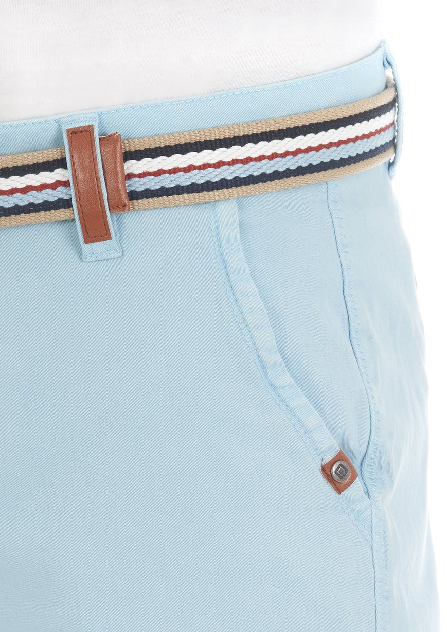 riverso Chinoshorts Herren Shorts RIVKlaas Regular Fit Bermudashorts mit Gürtel – Bild 5 von 5