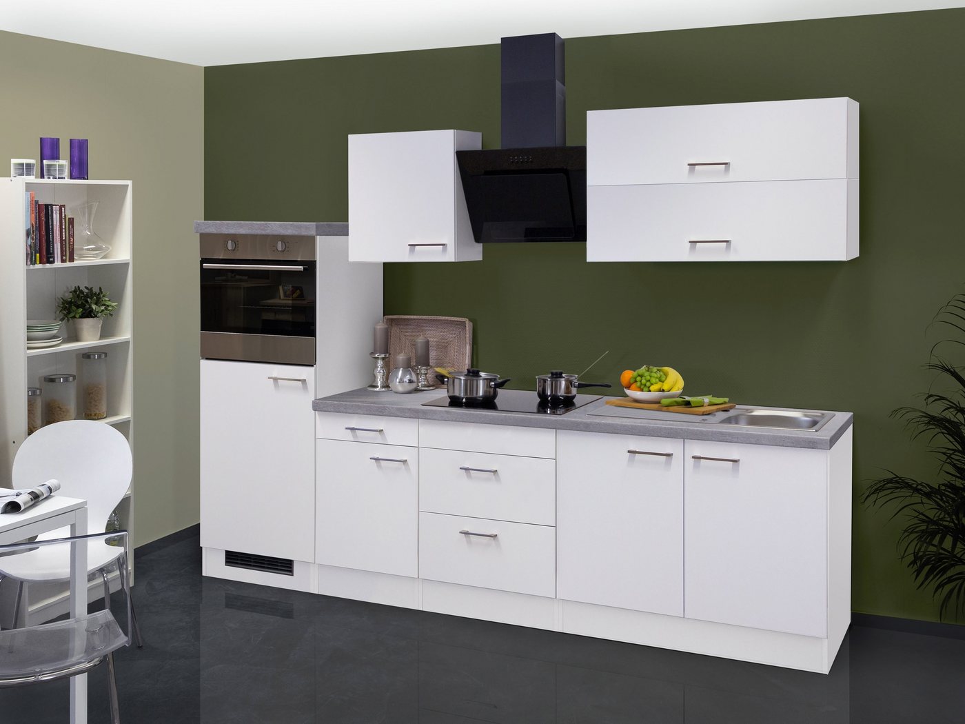 Flex-Well Küchenzeile »Kopenhagen«, mit E-Geräten, Gesamtbreite 270 cm-HomeTrends