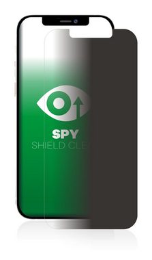 upscreen Blickschutzfolie für Apple iPhone 12 Pro Max, Displayschutzfolie, Blaulichtfilter Privacy Folie Schutzfolie Sichtschutz klar Anti-Spy