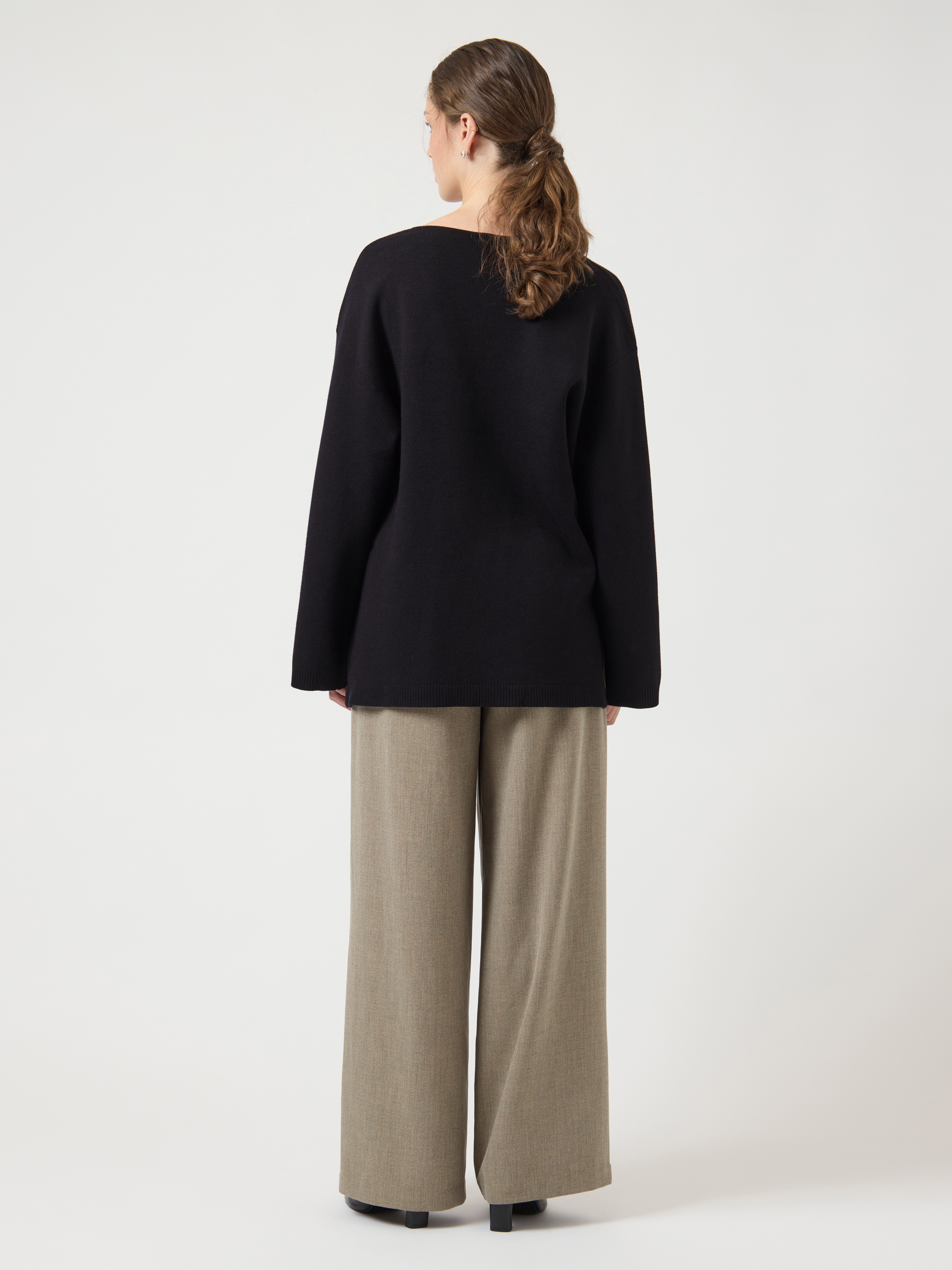 Y.A.S Strickpullover YASELMA LS V-NECK KNIT PULLOVER S. NOOS