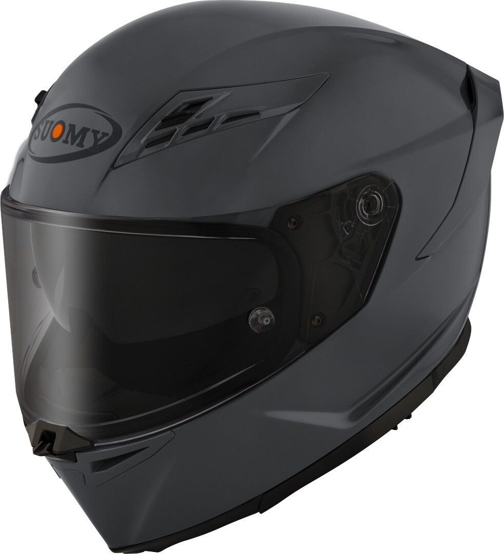 Suomy Motorradhelm Stellar 2 Plain Helm, Notfallsystem-Polsterung (EQRS),integriertes Sonnenvisier