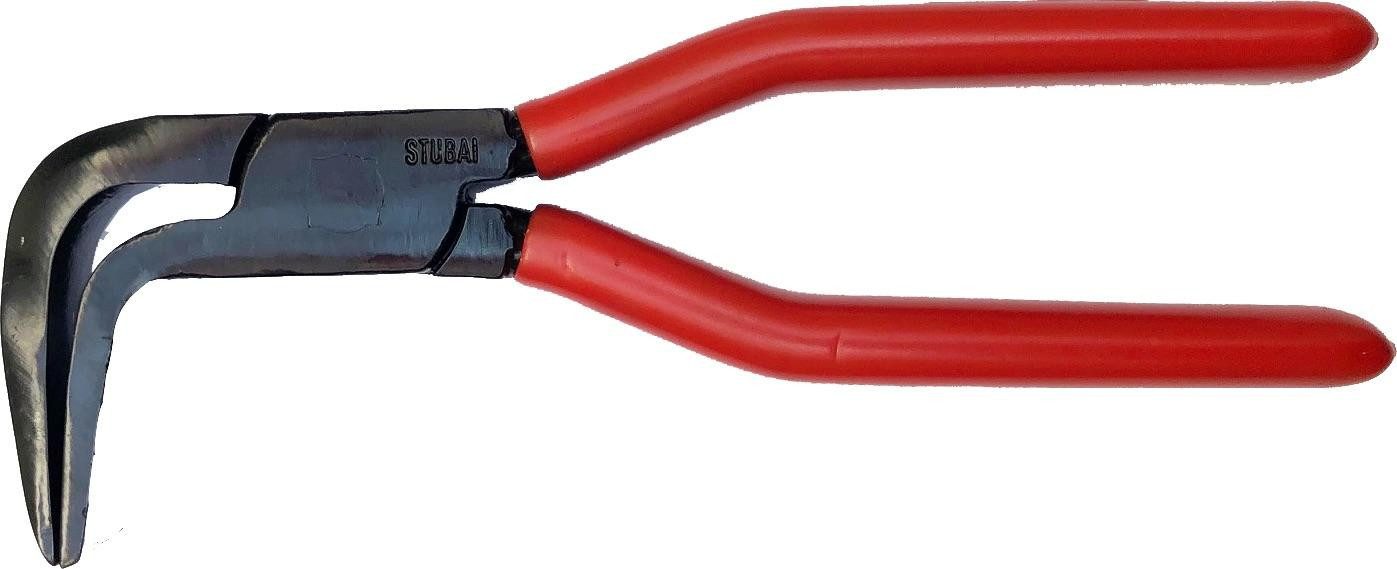 Stubai Flachzange Falzzange medium 90 Grad gebogen 215 mm lang Maulb