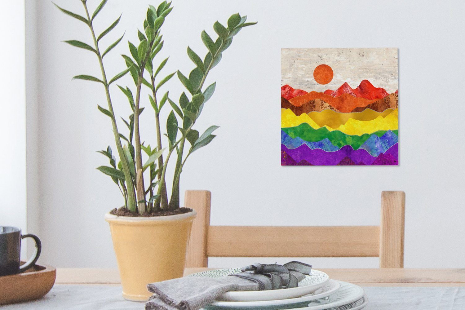 Stolz Leinwand OneMillionCanvasses® für Leinwandbild Schlafzimmer Schwul, Regenbogen - Bilder (1 - Wohnzimmer St),
