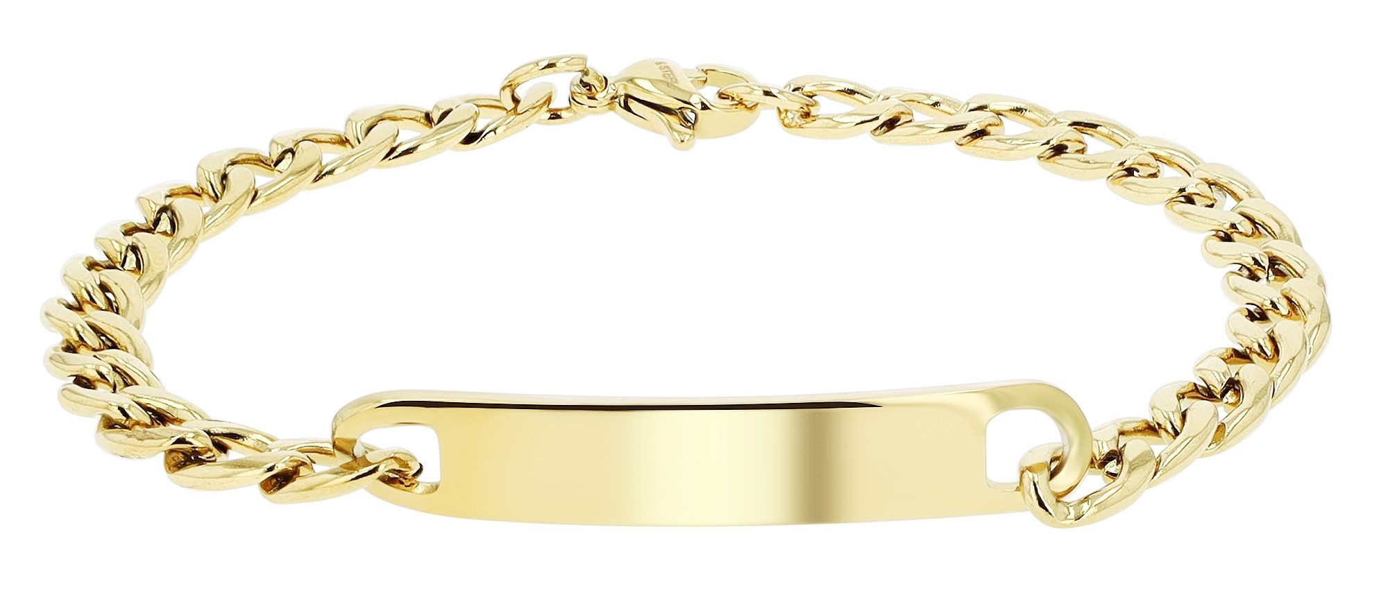 AKZENT Armband Lavini Edelstahl Panzerarmbandl, Gravurplatte, günstig online kaufen