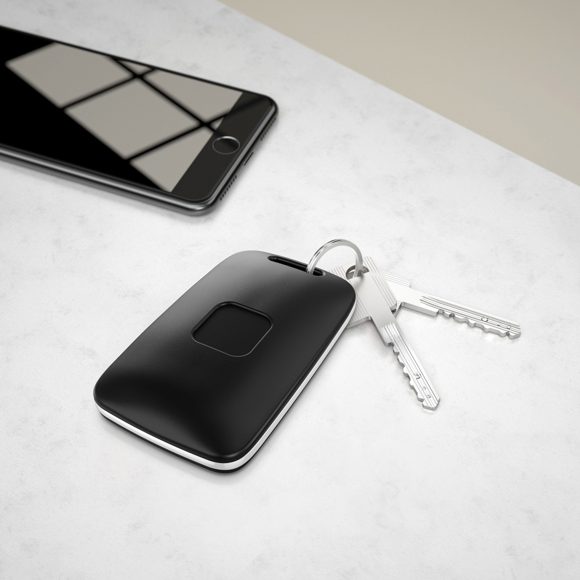 Autoschlüssel Schutzhülle für matt Hardcover Schwarz Hülle Schlüsseltasche kwmobile Renault, Schlüsselhülle