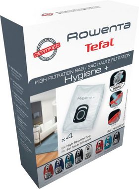 Rowenta Staubsaugerbeutel ZR200520 Hygiene +, passend für Rowenta, 4er-Pack, Compact Power, XTrem Power, Silence Force (RO63/4,RO68,RO39)