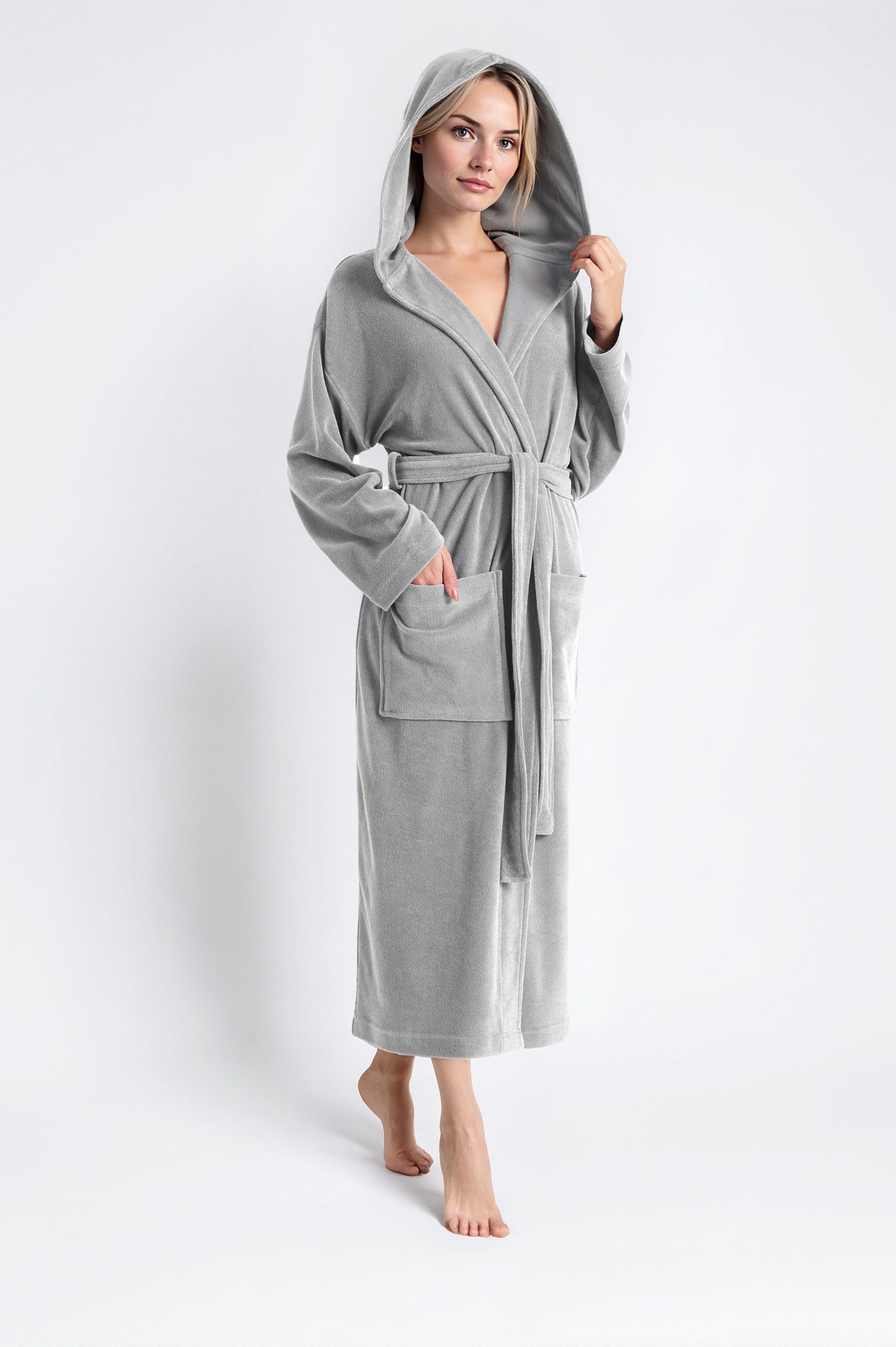 my home Damenbademantel Jule, ideal für Sauna & Spa, Hotelbademantel, Morge günstig online kaufen