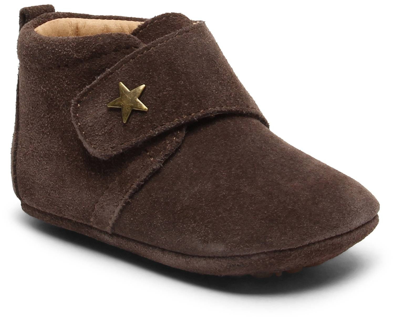 Bisgaard Baby Star Dark Brown Hausschuh