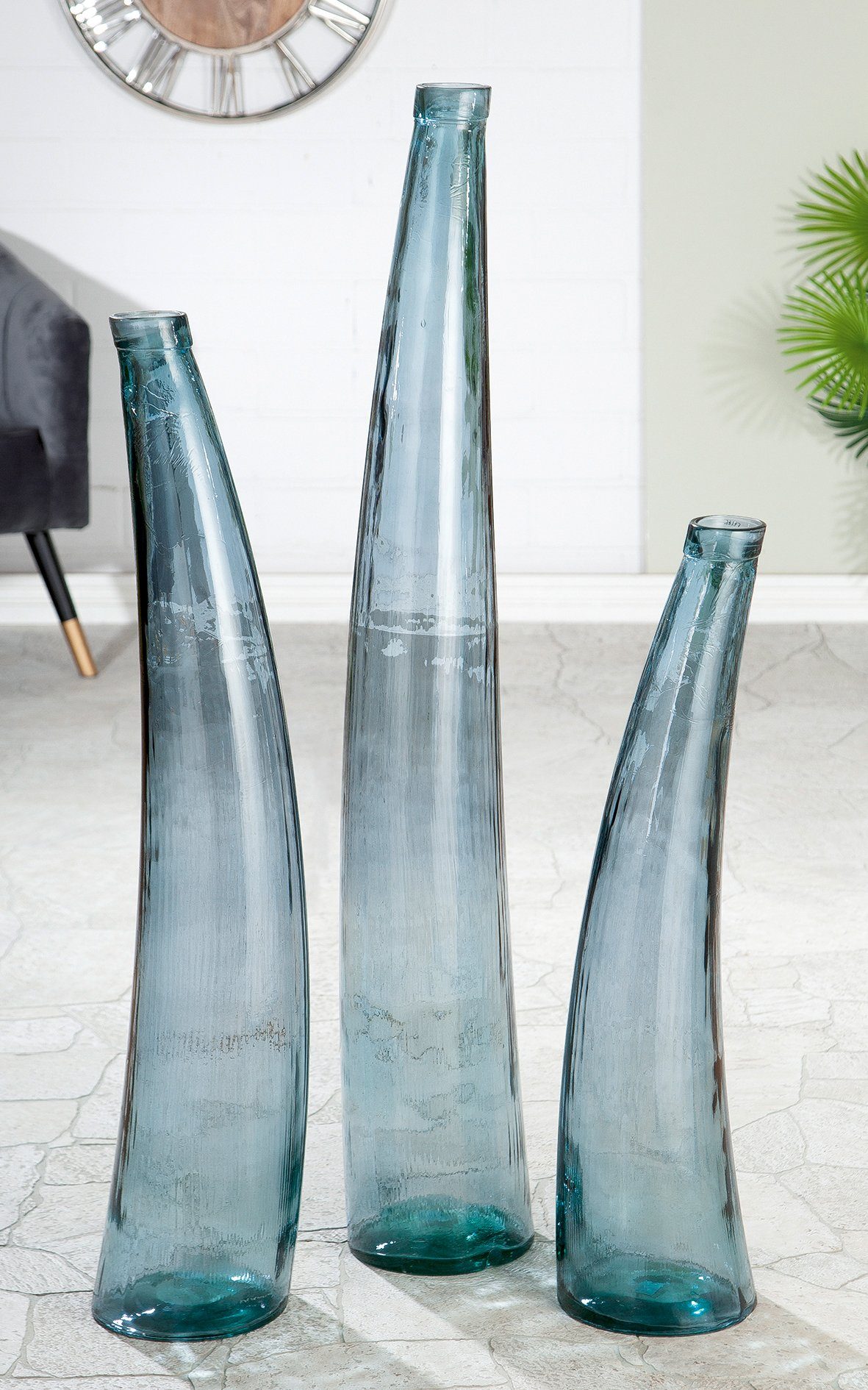 GILDE Bodenvase »Corno« (1 Stück), aus Glas, Höhe ca. 80 cm online kaufen |  OTTO