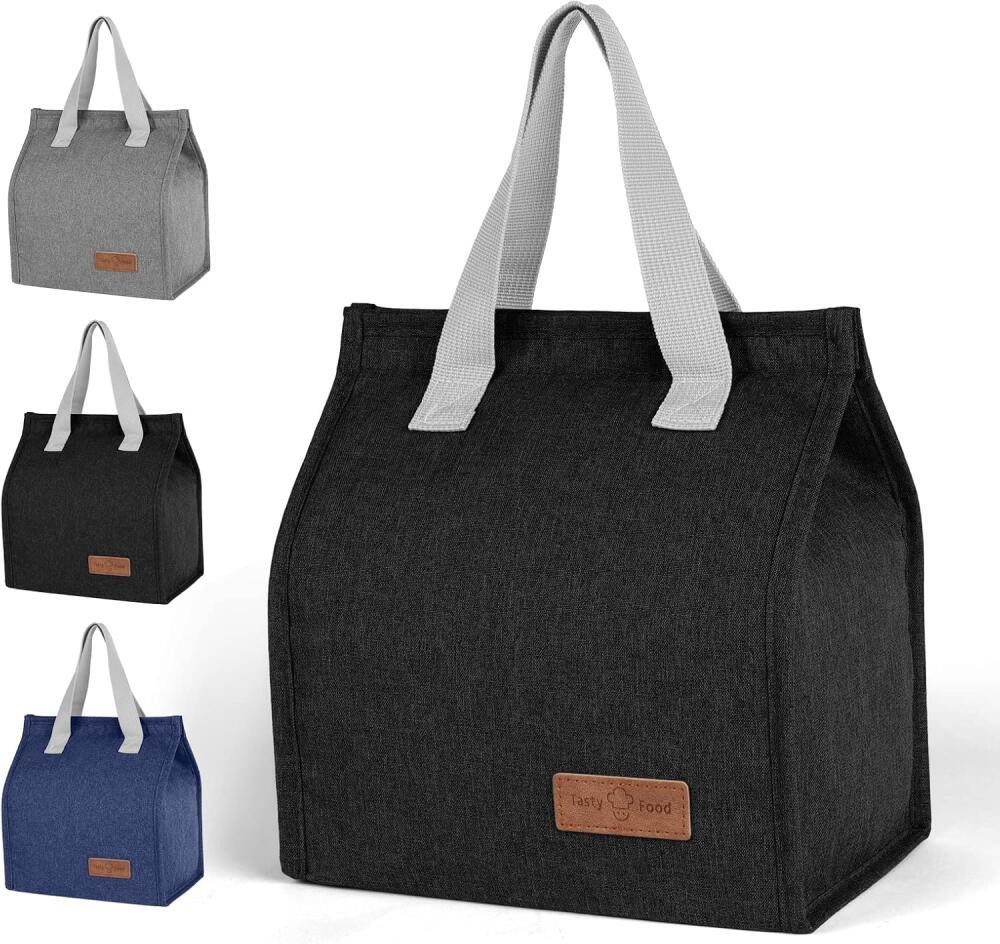 FELIXLEO Einkaufsbeutel Lunchbag Isoliertasche Faltbar Thermotasche für Arbeit Reise Schule