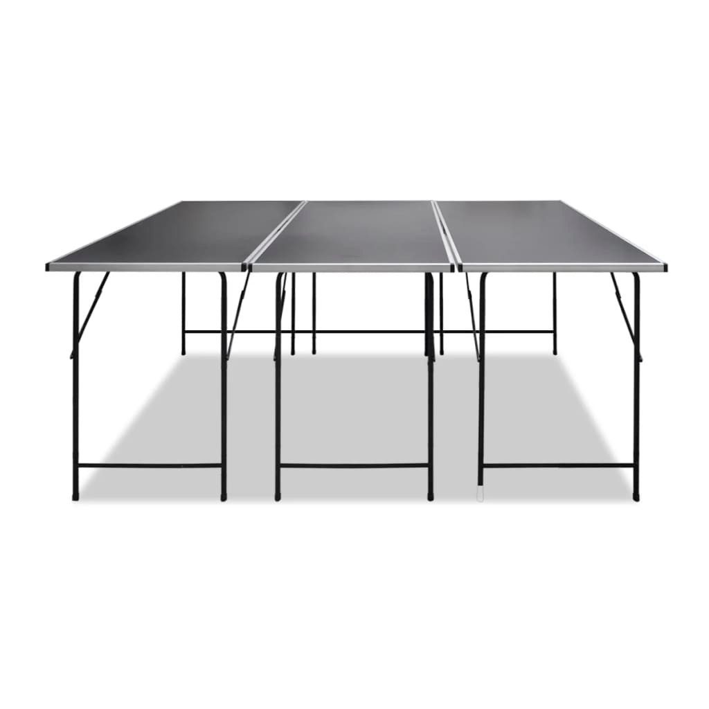 furnicato Tapeziertisch 3-teiliges Multifunktionstisch-Set 100x60x82 cm Schwarz mit (1-St)