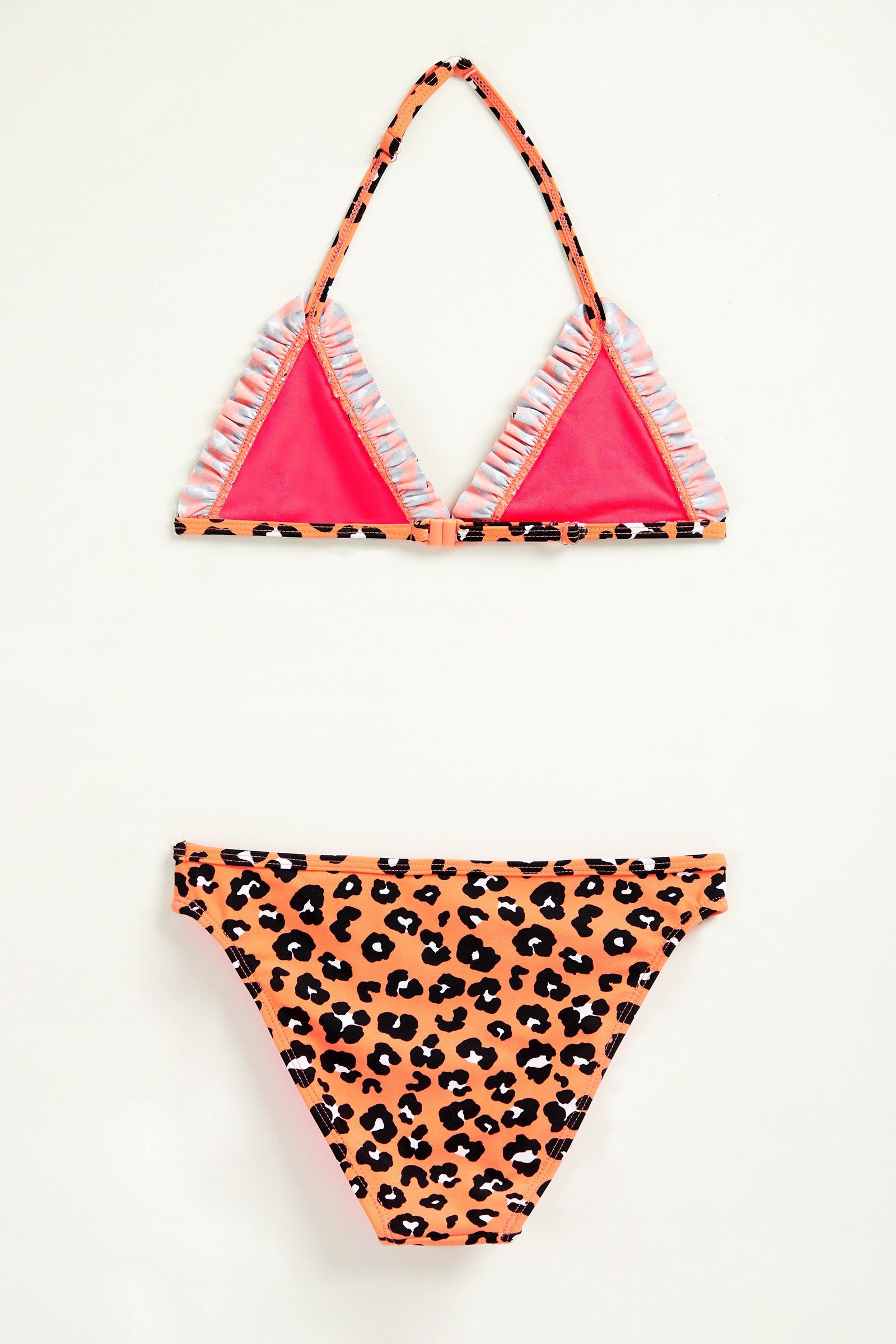 WE Orange Fashion Bandeau-Bikini-Top