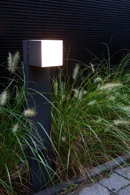 LUTEC LED Außen-Wandleuchte CUBA, LED fest integriert, drehbar