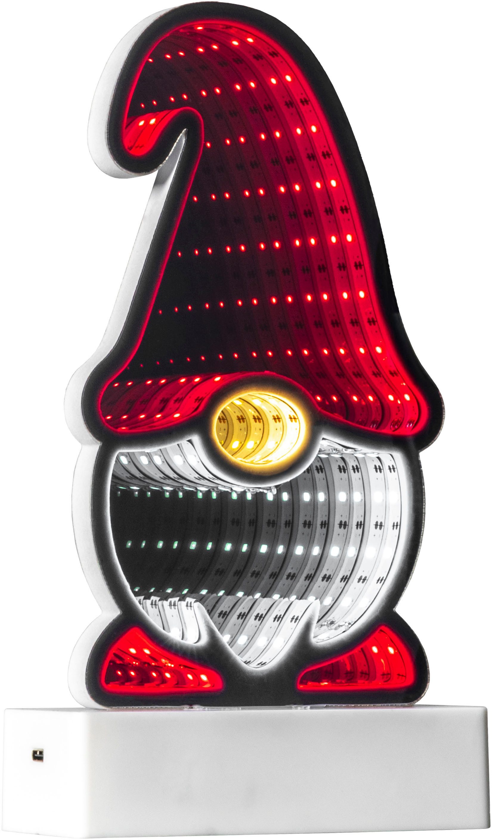 my home LED Dekofigur LED-Wichtel Evaya, LED fest integriert, Warmweiß, Inf günstig online kaufen