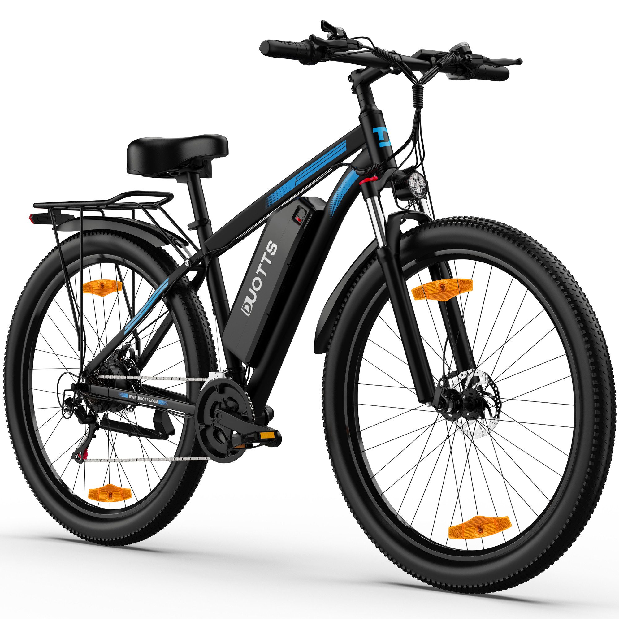 DUOTTS E-Bike Cityrad herren Elektrofahrrad cityrad 29 Zoll damen 48V 15AH 65Nm, 21 Gang, Kettenschaltung, Heckmotor, 720 Wh, 21 Gang, 720Wh Akku, Elektrofahrrad mit Gepäckträger