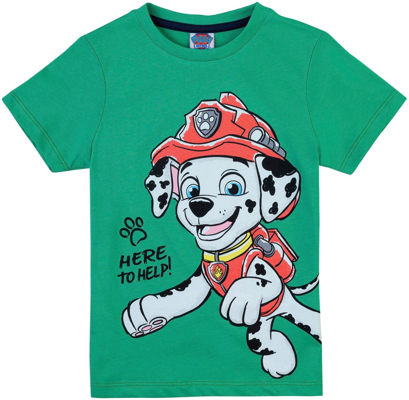PAW PATROL T-Shirt mit coolem, großen Frontmotiv