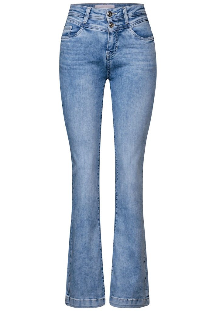 STREET ONE Slim-fit-Jeans Style QR Bootcut.hw.light günstig online kaufen