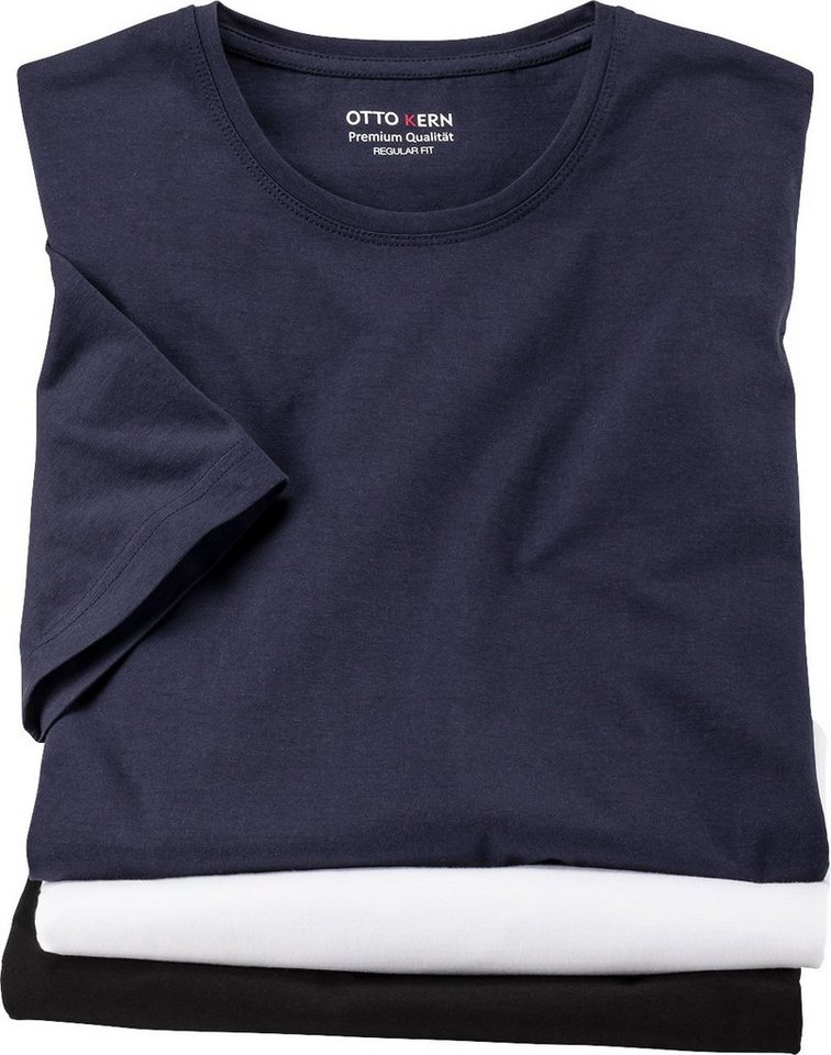 Otto Kern T-Shirt (Packung, 3er-Pack) aus Baumwolle