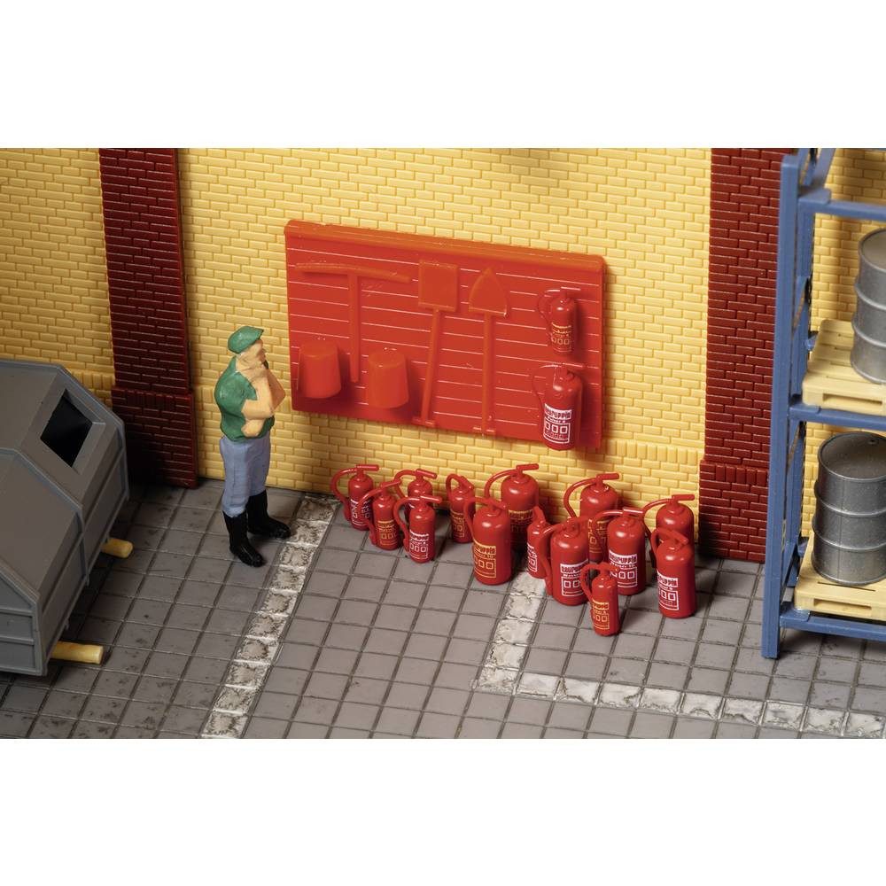 Modelleisenbahn-Fertiggelände H0/TT Feuerlöscher