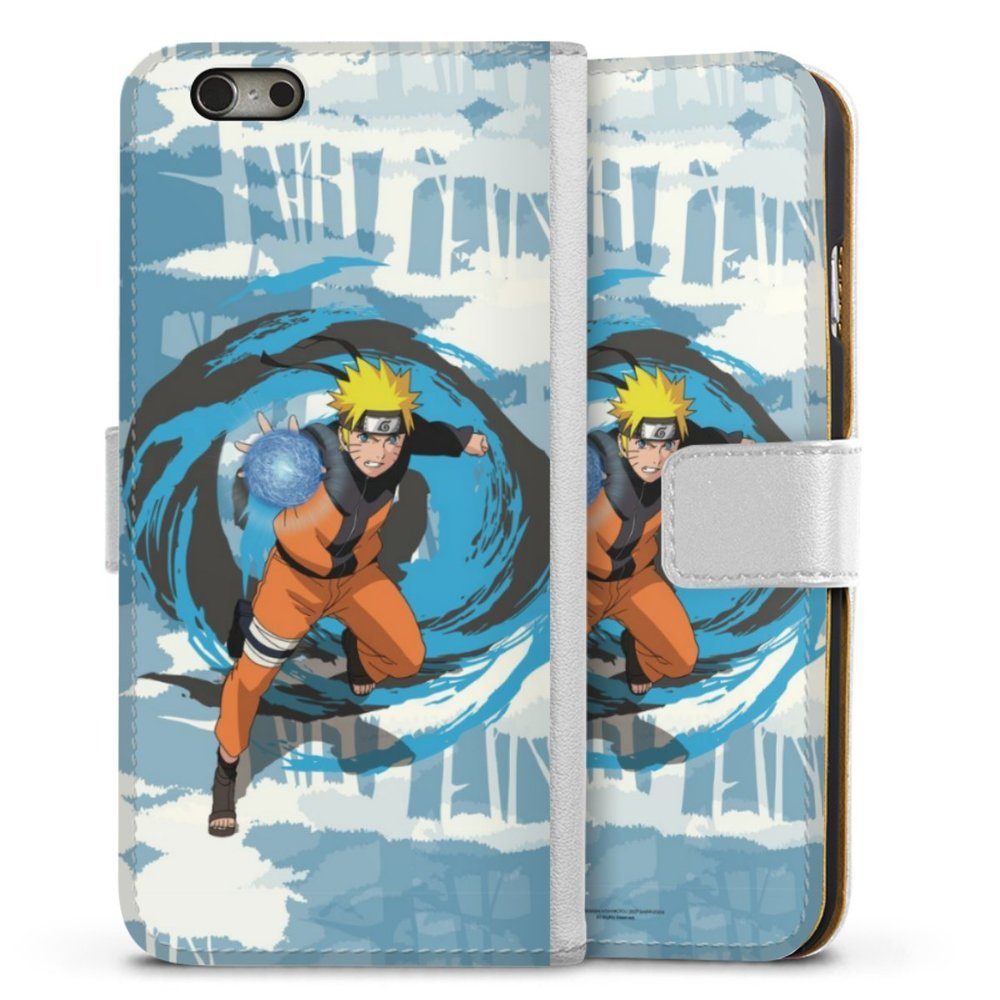 DeinDesign Handyhülle Offizielles Lizenzprodukt Manga Naruto Shippuden  Naruto Rasengan, Apple iPhone 6s Hülle Handy Flip Case Wallet Cover Handytasche  Leder