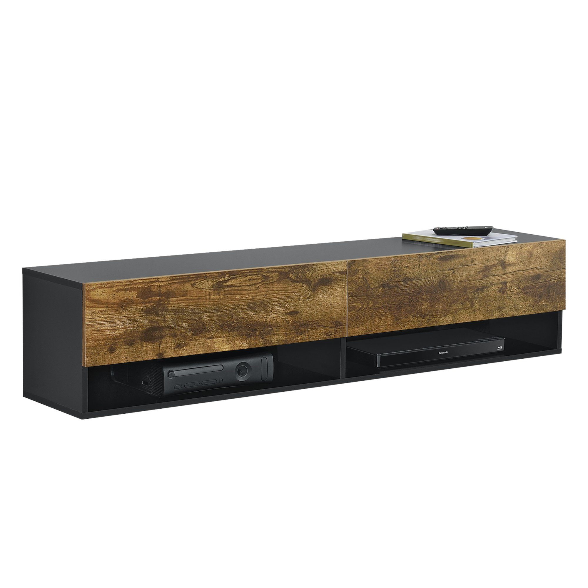 en.casa Hängeschrank Halmstad TV Lowboard 140 günstig online kaufen