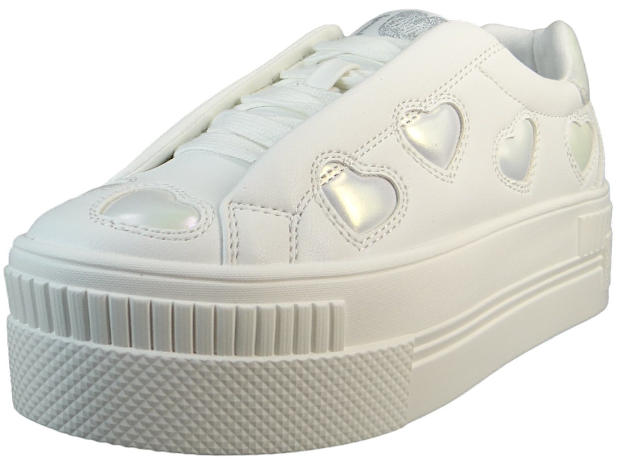Buffalo 1636160 Paired Bloom Low Top Hochzeit White Sneaker