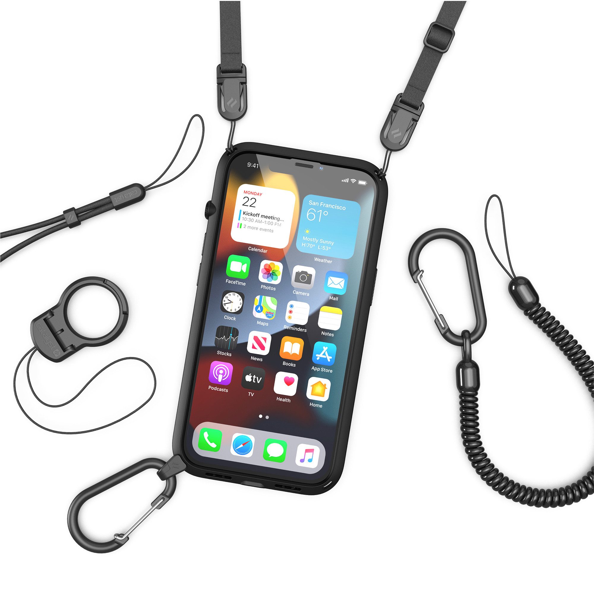 Catalyst Smartphone-Hülle Influence Case, für iPhone 13, Stealth Black