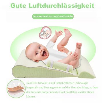 Avisto Babykissen Babykissen Baby's Stillkissen Lagerungskissen Anti-Reflux hochwertiger, BabyDorm, rutschfest, Baumwolle, ergonomisch
