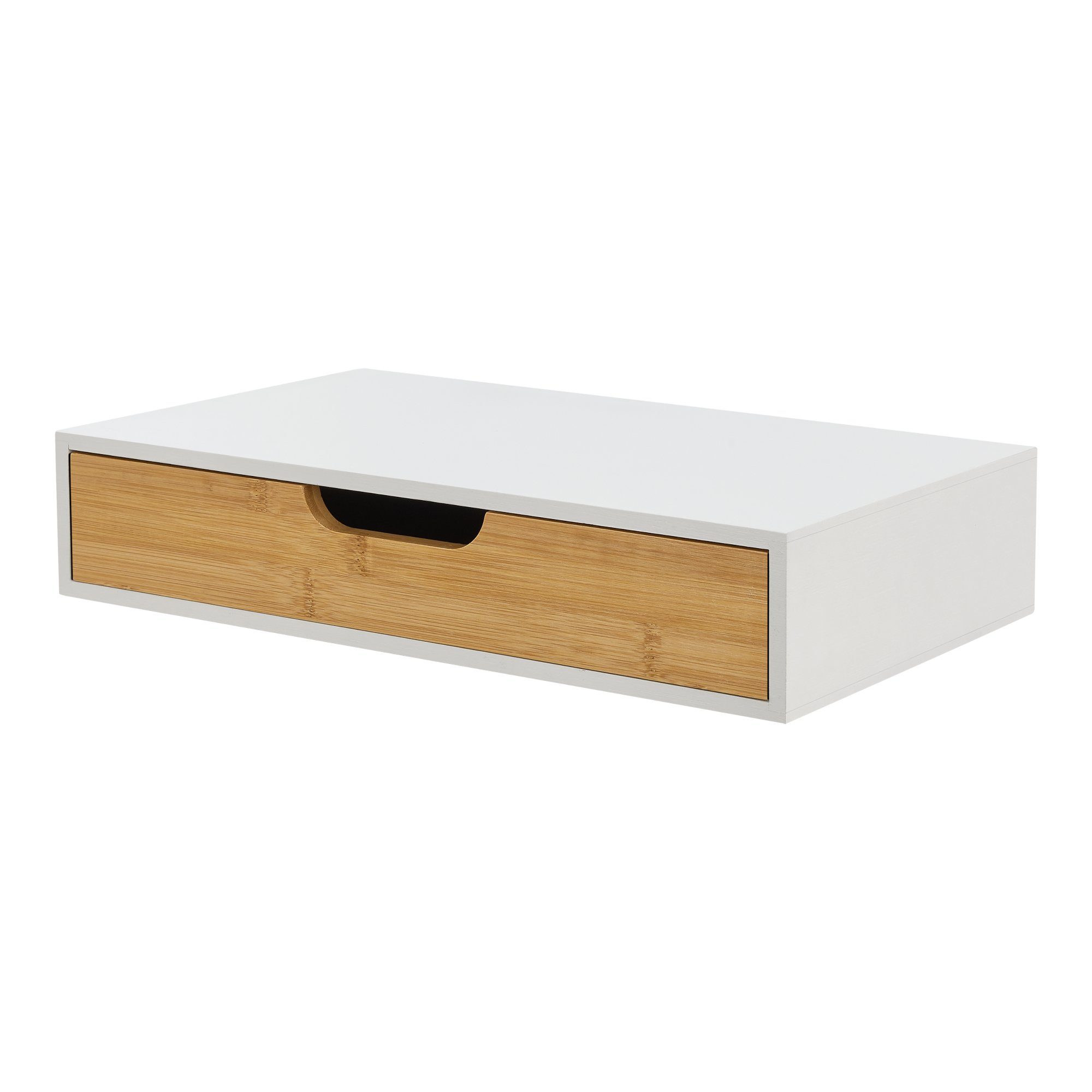 en.casa Wandregal, »Bokn« mit Schublade 40x24x8 günstig online kaufen