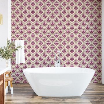 Abakuhaus Vinyltapete selbstklebendes Wohnzimmer Küchenakzent, Jahrgang Romantische Art-Deco-Design-
