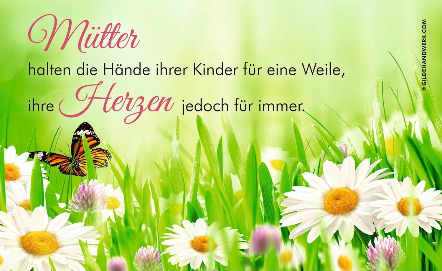 GILDE Frühstücksbrett Frühstücksbrettchen „Mütter halten die Hände“, (1-St), langlebig, robust und alltagstauglich