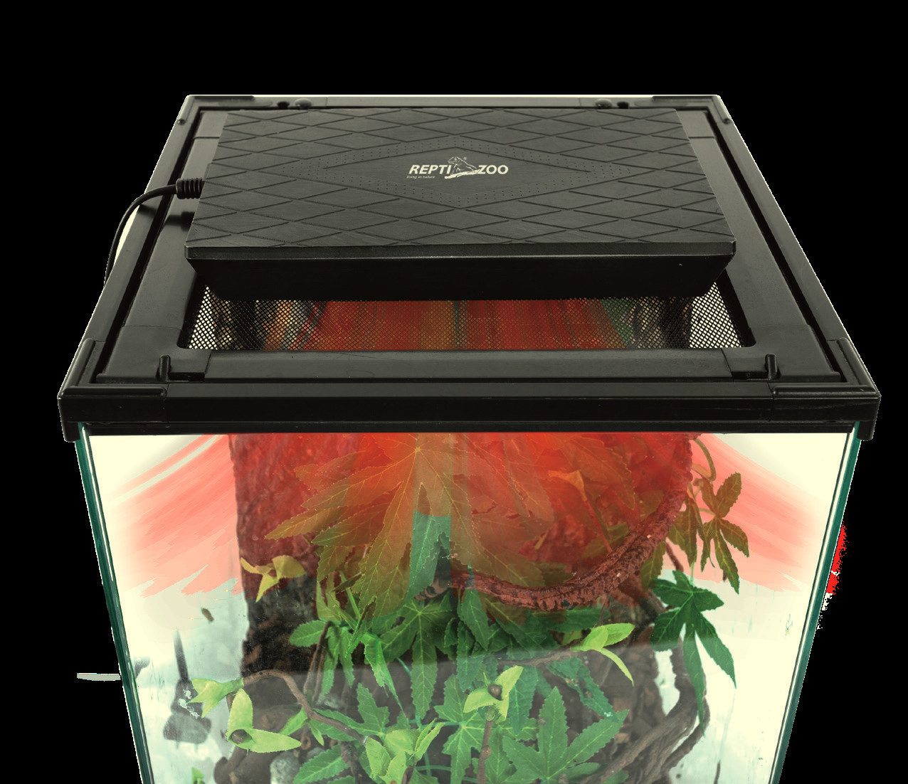 ReptiZoo Terrarium ReptiZoo MINI Heatpanel mit Van 30 Watt ca. 23x15x3 cm (AH02)