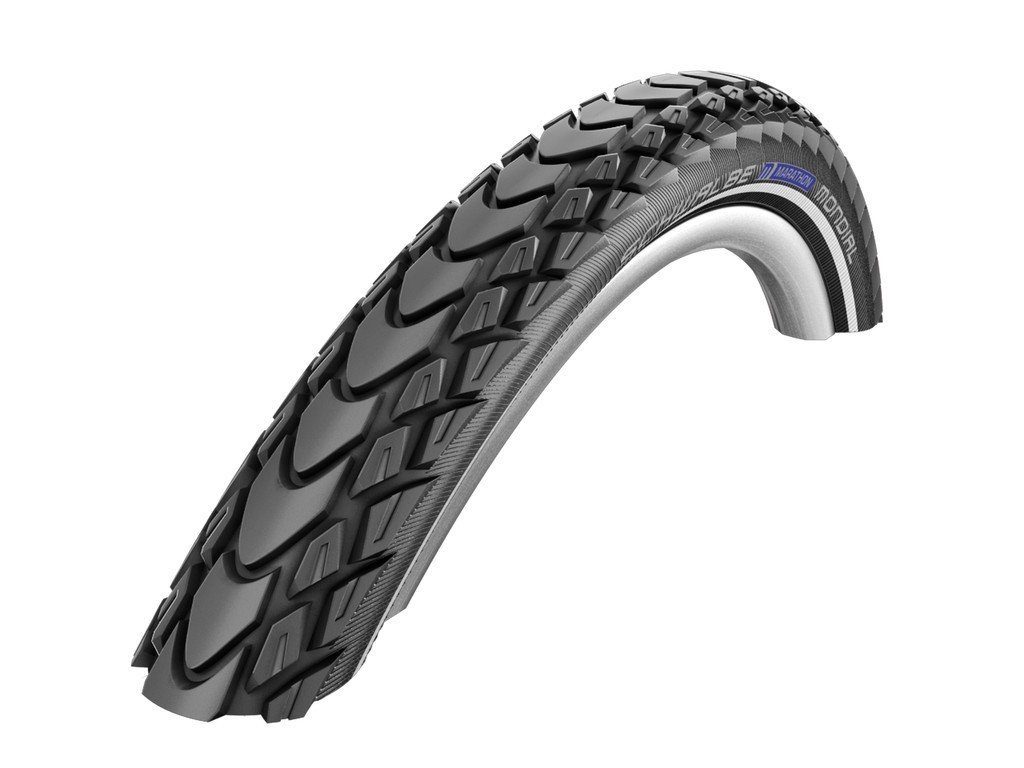 Schwalbe Fahrradreifen Reifen Schwalbe Faltreifen Marath.Mondial HS428 26x2.00" (50-559) E-25, mit Reflexstreifen