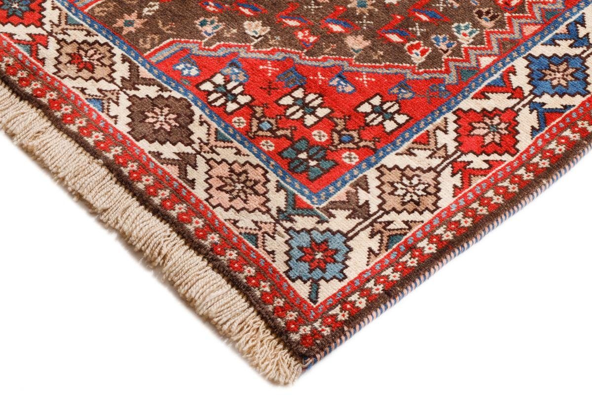 Orientteppich Yalameh 74x188 Handgeknüpfter rechteckig, / Nain mm 12 Orientteppich Trading, Perserteppich Höhe: Läufer