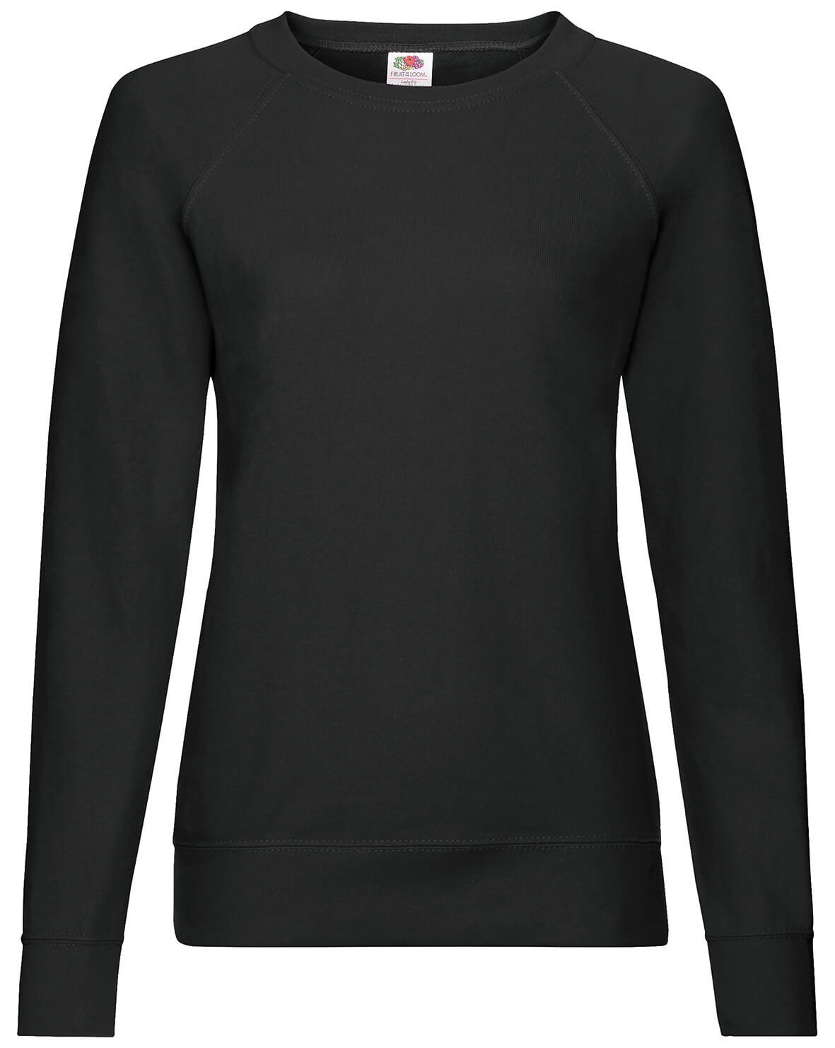 Fruit of the Loom Sweatshirt Lightweight Raglan Sweat Lady-Fit