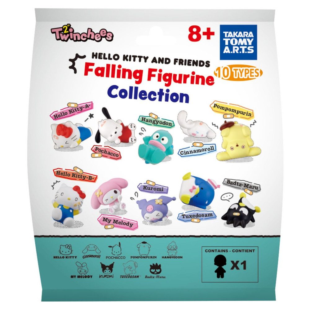 TOMY UK CO. Ltd. Spielfigur Hello Kitty & Friends - Falling - Sammelfigur - 1 Stück