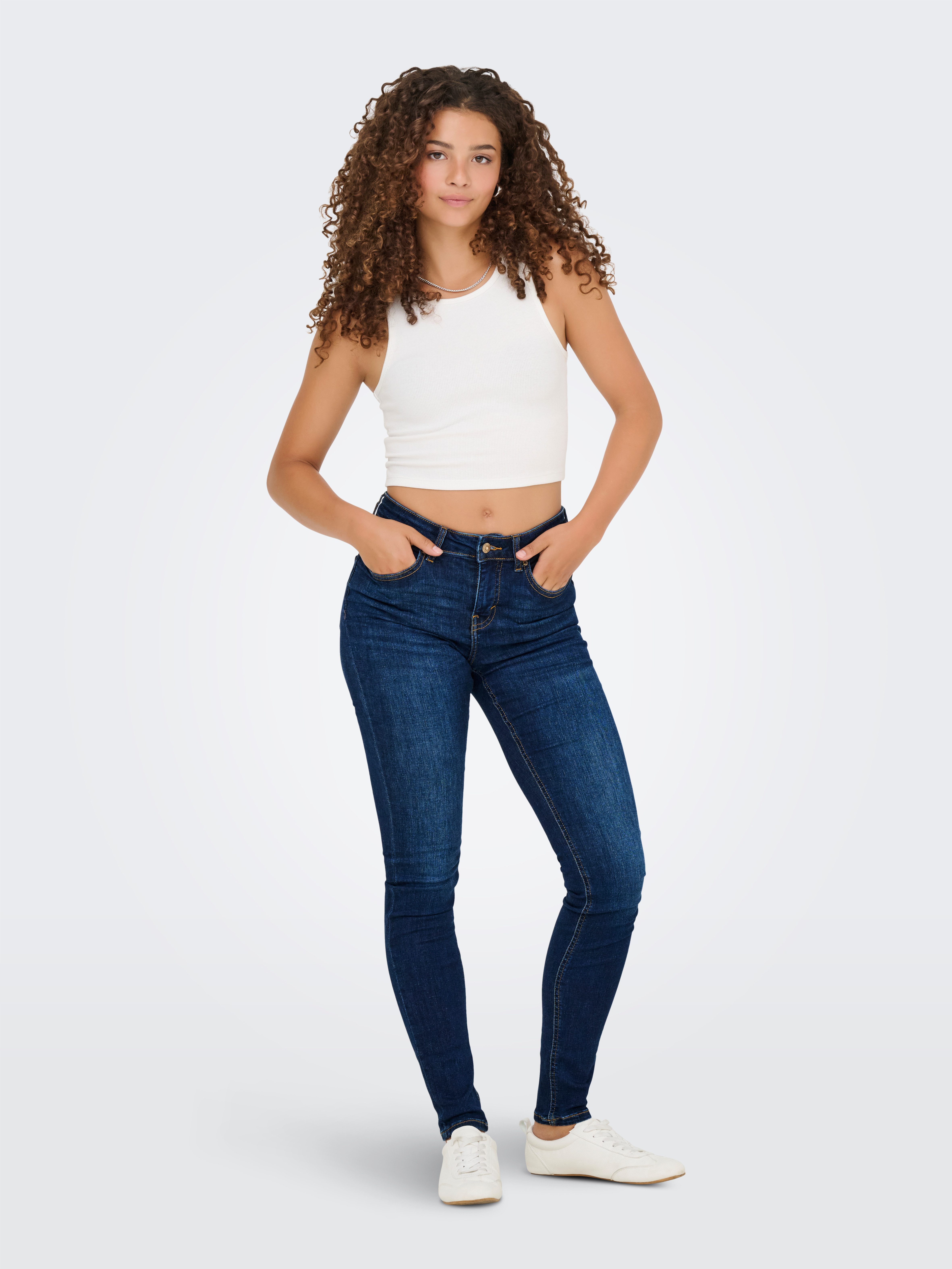 ONLY Skinny-fit-Jeans ONLAYA MIID WAIST SKINNY DNM BOX Baumwollmischung, skinny fit